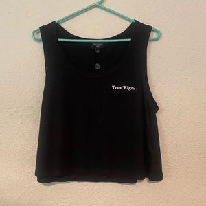 NWT True Religion crop tank. Size Large